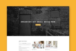 Alinti - Minimal HTML Portfolio Minimal HTML Portfolio
