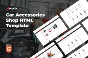 Aments - Car Accessories Shop HTML Template Aments has a combination of numerous convenient options and classy designs