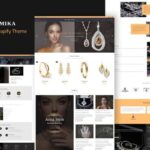 Anamika - Jewelry Fashion Shopify eCom Template Luxury Jewelry Store, Premium Watches, Gifts, Fashion, Lifestyle Produts eCommerce Shopify Theme