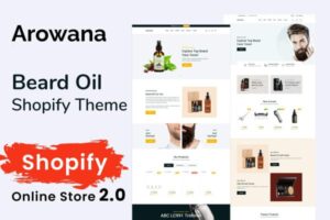 Arowana - Beard Oil Shopify Theme OS 2.0 Arowana – Beard Oil & Barber Shop Shopify Theme OS 2.0