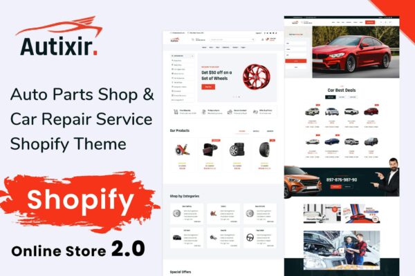 Autixir - Auto Parts Shop Shopify Theme OS 2.0 Autixir – Auto Parts Shop & Car Repair Services Multipurpose Responsive Shopify Theme OS 2.0
