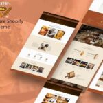 Bakeit - Coffee,bakery,home Shop Shopify Theme cookies, doughnuts, honey, bread, candy stores, organic food, pastry, cupcakes,sweets, desserts shop
