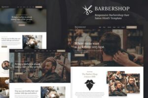 BarberShop & Hair Salon HTML Template BarberShop Hair and Salon HTML Template