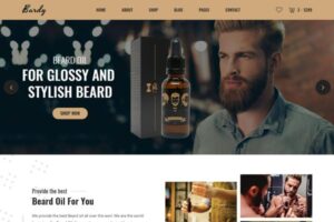 Bardy - Beard Oil eCommerce HTML Template Bardy - Beard Oil eCommerce HTML Template is a creative and elaborate HTML template