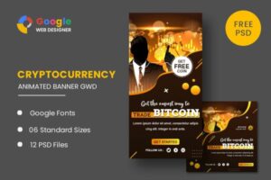 Bitcoin Cryptocurrency Animated Banner GWD Bitcoin Cryptocurrency Animated Banner GWD