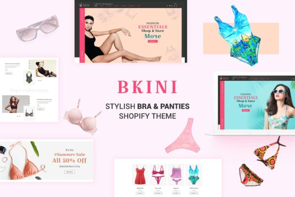 Bkini - Bikini Shopify Theme Lingerie, Swimsuite, Lingerie Fashion Shopify Theme. All in one inner wear & Night Wear Store Design