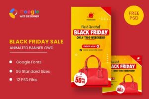 Black Friday Sale Bag HTML5 Banner Ads GWD Black Friday Sale Bag HTML5 Banner Ads GWD