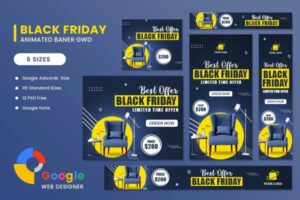 Black Friday Sale Banner HTML5 Banner Ads GWD Black Friday Sale Banner HTML5 Banner Ads GWD