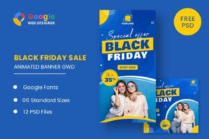 Black Friday Sale Fashion HTML5 Banner Ads GWD Black Friday Sale Fashion HTML5 Banner Ads GWD