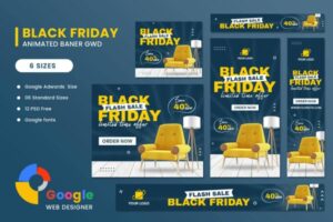 Black Friday Sale Furniture HTML5 Banner Ads GWD Black Friday Sale Furniture HTML5 Banner Ads GWD