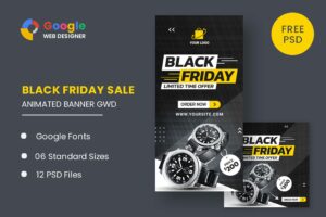 Black Friday Sale HTML5 Banner Ads GWD Black Friday Sale HTML5 Banner Ads GWD