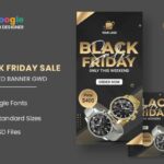 Black Friday Sale Watch HTML5 Banner Ads GWD Black Friday Sale Watch HTML5 Banner Ads GWD