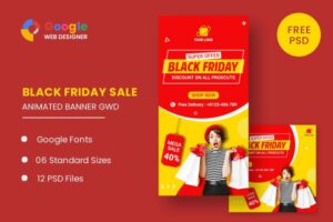 Black Friday Super Offer HTML5 Banner Ads GWD Black Friday Super Offer HTML5 Banner Ads GWD