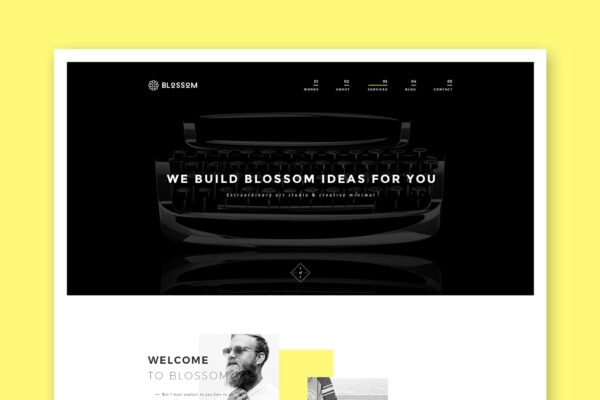 Blossom - Minimal Portfolio HTML5 Template Minimal Portfolio HTML5 Template