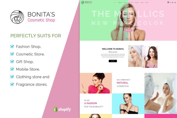 Bonita | Cosmetics, Salon Shopify Theme Beauty Products, Salon Equipment, Cosmetics and Healthcare Supplements eCommerce Shopify Theme!