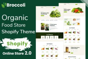 Broccoli - Organic Food Store Shopify Theme OS 2.0 Broccoli – Organic Food Store Multipurpose eCommerce Responsive Shopify Theme OS 2.0