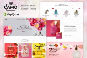 Camo - Perfume, Elegance Aroma Store Shopify Theme Fragrance Haven,Silk & Scent,Aroma Boutique,Redolence Aromatherapy,Odor Smell,Bouquet,Perfumery shop