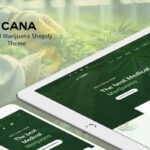 Cana - Medical Marijuana Shopify Theme Hemp, Weed & Ganja Shop eCommerce. Vape, Cigerate, Drugstore Online Business. Marijuana Shop Website