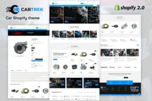 Car trek - Auto, Car Spare Parts Shopify Theme Car Business, Technology, Electronics Ecommerce store, 2.0 themes, Dropshipping, spare parts, Tools.