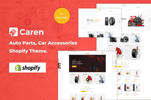 Caren - Auto Parts, Car Accessories Shopify Theme Auto Parts, Car Accessories Shopify Theme