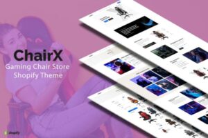 Chairx - Apps, Single Product Shopify Theme Chair single product ecommerce store, Technology. 2.0, Dropshipping, Electronics shop, Home purpose