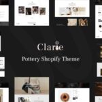 Clarie - Pottery, Crafts Handmade Shopify Theme Luxury Handmade Pots & Cermics Pottery Online Store. Clay Handicrafts & Art Materials & Gifts Shop.