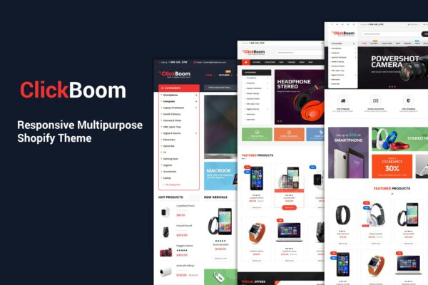 ClickBoom - Responsive Multipurpose Shopify Theme High-performance Shopify theme