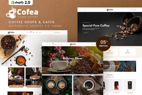 Cofea - Coffee Shops & Cafes Shopify 2.0 Theme Shopify Theme