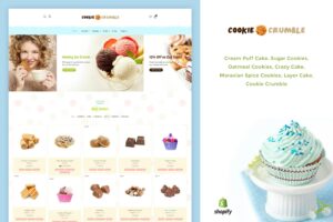 Cookie Food | Bakery, Cookie, Food Product Shopify Baked, Fast Food Selling Online Stores. Cakes, Ice Creams, Gifts & Candies Sales Online made easy!