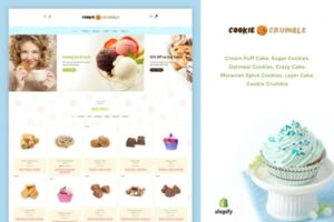 Cookie Food | Bakery, Cookie, Food Product Shopify Baked, Fast Food Selling Online Stores. Cakes, Ice Creams, Gifts & Candies Sales Online made easy!