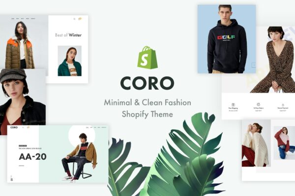 CORO – Minimal & Clean Fashion Shopify Theme Minimal & Clean Fashion Shopify Theme