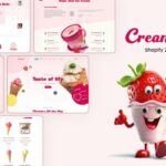 Creamoo - Ice Cream & Cake Shop Shopify Theme Homemade cakes, organic shop, beverages, Cakebusiness, Decadent Delights, bakery,desserts, Birthday,
