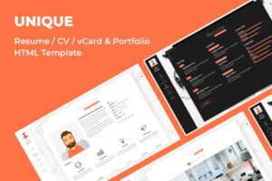 CV/Resume Template Animated, vCard, resume, CV, Powerful Portfolio, Easy, Creative Design, Resume, RTL, Unique