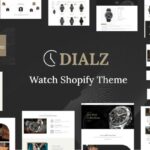 Dialz - Watch Store Shopify Theme Dark Luxury Watches, Jewelry Store Theme. Gifts, Accessories, Gadgets & Single Product Shop 2.0