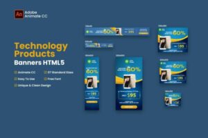 Discount Products HTML5 Banner Ads - Animate CC Discount Products HTML5 Banner Ads - Animate CC