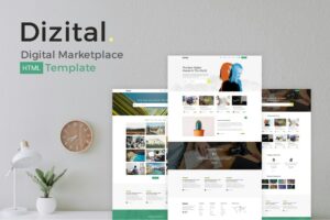 Dizital - Easy Digital Downloads HTML Template Digital Downloads