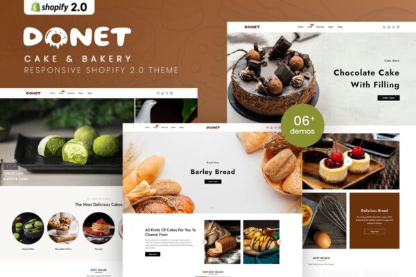 Donet - Cake & Bakery Responsive Shopify 2.0 Theme