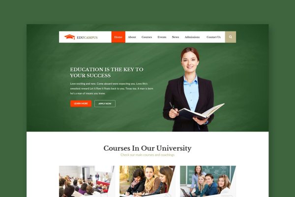 Educampus - Education & University HTML Template Education & University
