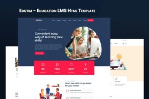 Edutim - Education LMS Html Template Education LMS Html Template