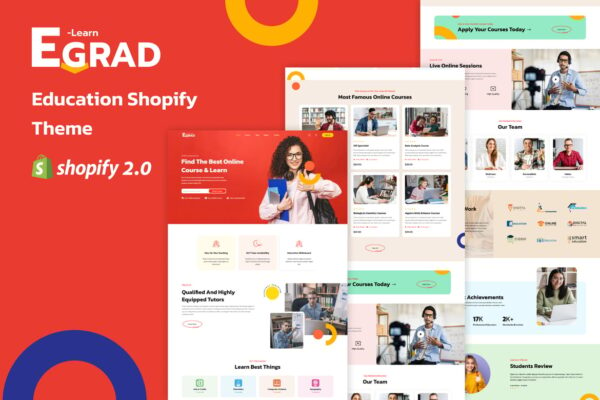 Egrad - Education Online Course Shopify Theme