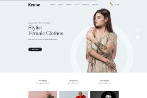 Elegant Fashion Template HTML Version - Kenne Kenne perfectly powered with bootstrap 5, html 5, compiled sass with a gulp