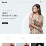 Elegant Fashion Template HTML Version - Kenne Kenne perfectly powered with bootstrap 5, html 5, compiled sass with a gulp