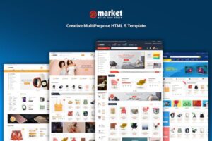 eMarket - Creative MultiPurpose HTML 5 Template Awesome Responsive MultiPurpose HTML 5 Template with Mobile Layouts Included