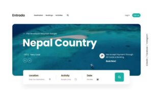 Emprise UI | Tour Travel Landing Page | Figma