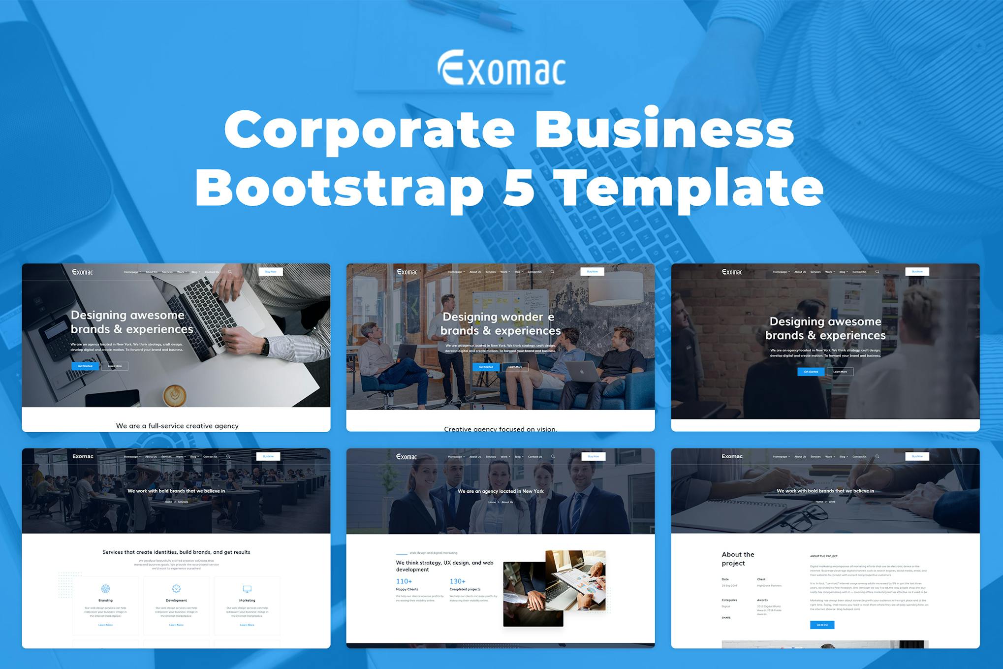 Exomac – Corporate Business Bootstrap 5 Template Once you have a striking online presence, you can significantly profit from your business and boost