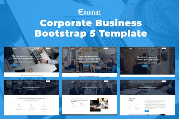 Exomac – Corporate Business Bootstrap 5 Template Once you have a striking online presence, you can significantly profit from your business and boost