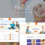 Fable - Children Kindergarten Template HTML Template best suitable for children or education related projects like kindergarten or nursery.