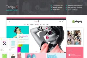 Fashion Boutique - Responsive Shopify Theme Sectioned, Superfast Shopify Fashion Businesses Theme , Watches, Sun Glasse, Womens Wear & Clothing.