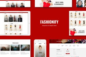 Fashionify - Responsive Fashion Shopify Theme Everything You Need To Start Selling Online Beautifully