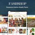 FashShop - Drag & Drop Bootstrap 4 Shopify Theme Best Fashion Shopify Theme - High Speed & SEO Optimized
